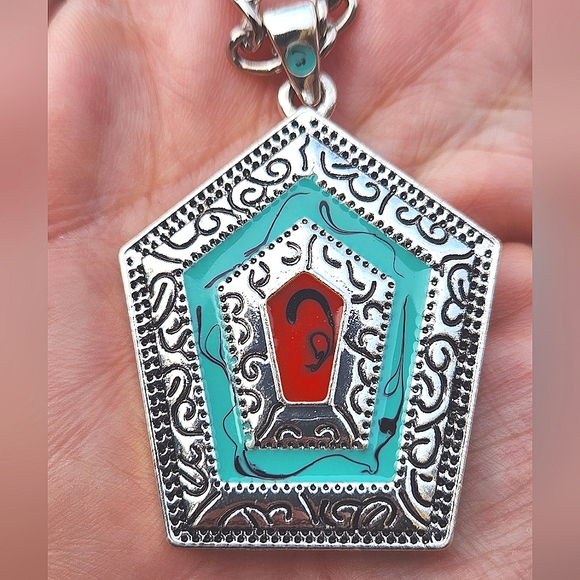 Anthropologie Double Frame Enamel & SS Marcasite Ornament - Picture 3 of 7